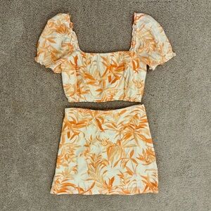 Abercrombie & Fitch Tropical Two Piece Set